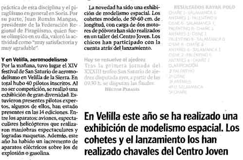 Heraldo de Soria. Domingo, 5 de octubre 2008